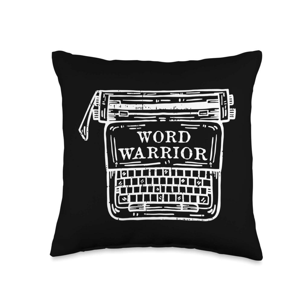 5312 Typewriter Writer Cool Poet Editor Novelist Author Gifts Throw Pillow